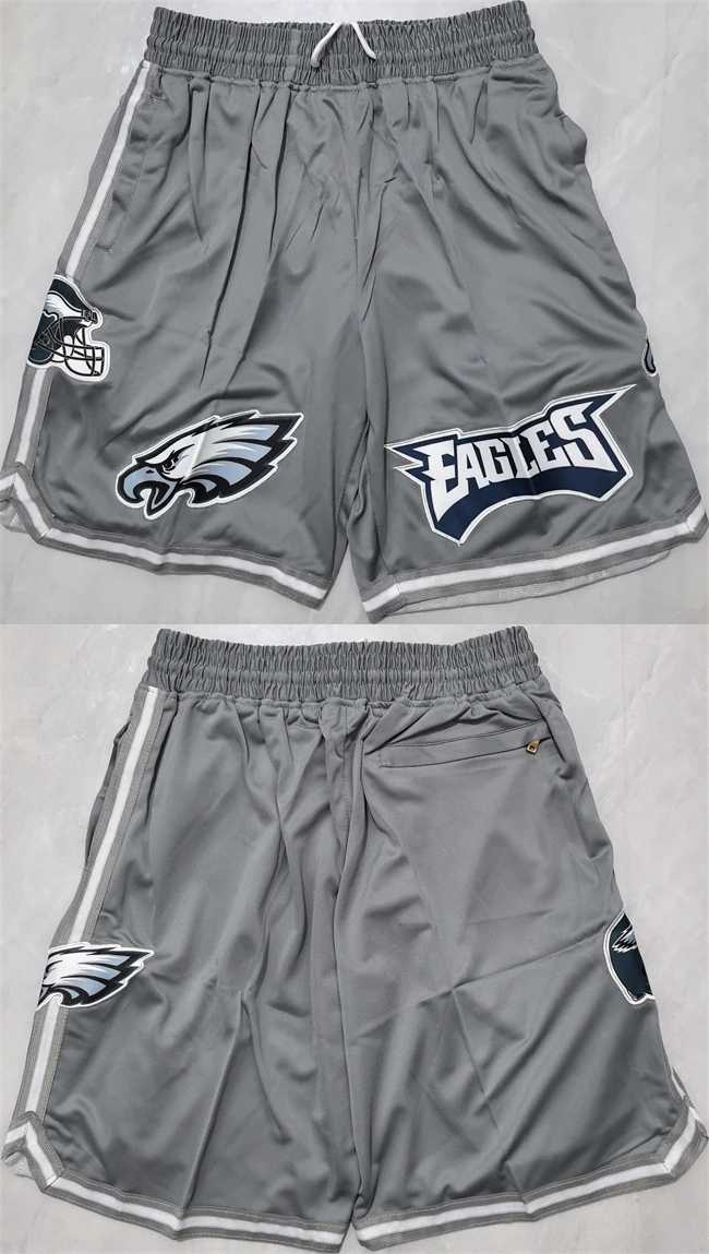 Men%27s Philadelphia Eagles Grey Shorts (Run Small)->san francisco 49ers->NFL Jersey