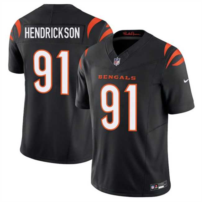 Men%27s Cincinnati Bengals #91 Trey Hendrickson Black 2025 F.U.S.E. Vapor Untouchable Limited Stitched Jersey Dzhi->cincinnati bengals->NFL Jersey