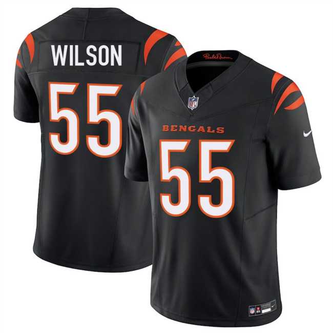 Mens Cincinnati Bengals #55 Logan Wilson Black 2025 F.U.S.E. Vapor Untouchable Limited Stitched Jersey Dzhi->cincinnati bengals->NFL Jersey