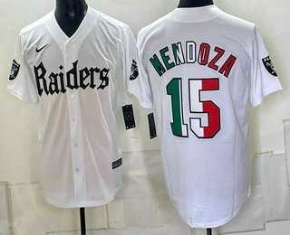 Men%27s Las Vegas Raiders #15 Fernando Mendoza White Mexico Gothic Sin City Shadows Edition Vapor Limited Jersey Dzhi->kansas city chiefs->NFL Jersey