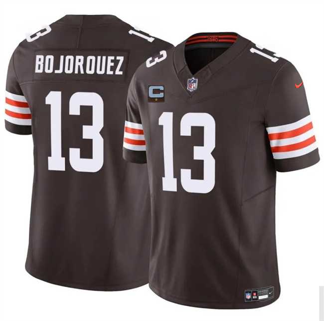 Men%27s Cleveland Browns #13 Corey Bojorquez Brown 2025 F.U.S.E. With 1-Star C Patch Vapor Limited Stitched Jersey Dzhi->cincinnati bengals->NFL Jersey