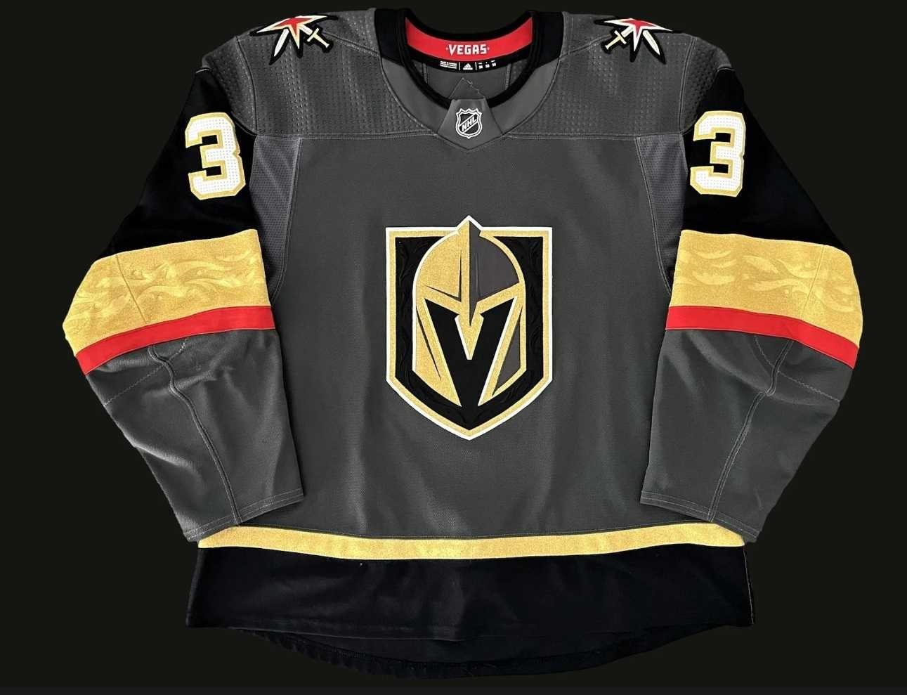 Vegas Golden Knights #3 Brayden Mcnabb Gray Adidas Jersey Dzhi->customized nfl jersey->Custom Jersey