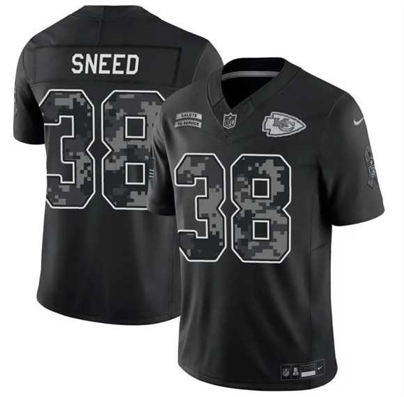 Men%27s Kansas City Chiefs #38 L%27Jarius Sneed Black 2026 F.U.S.E. Salute to Service Limited Stitched Jersey Dzhi->kansas city chiefs->NFL Jersey