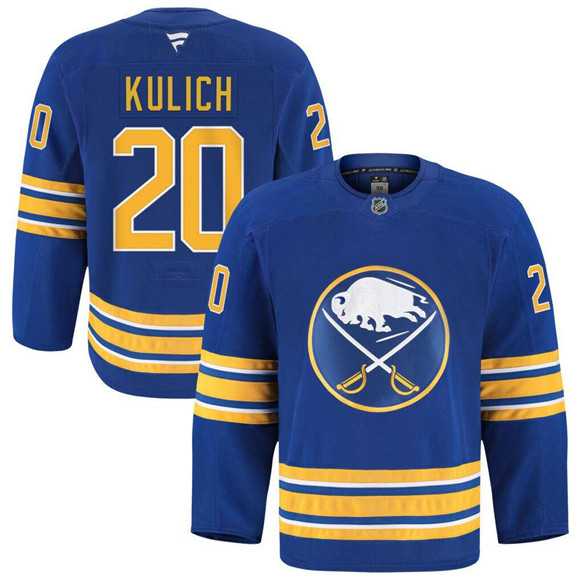 Men%27s Buffalo Sabres #20 Kulich Blue Stitched Hockey Jersey Dzhi->buffalo sabres->NHL Jersey