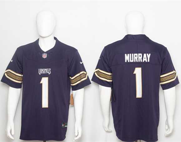 Men%27s Minnesota Vikings #1 Kyler Murray Deep Purple 2026 F.U.S.E. Rivalries Collection Limited Stitched Jersey->miami dolphins->NFL Jersey