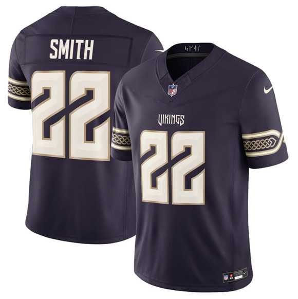 Men%27s Minnesota Vikings #22 Harrison Smith Deep Purple 2026 F.U.S.E. Rivalries Collection Limited Stitched Jersey Dzhi->minnesota vikings->NFL Jersey