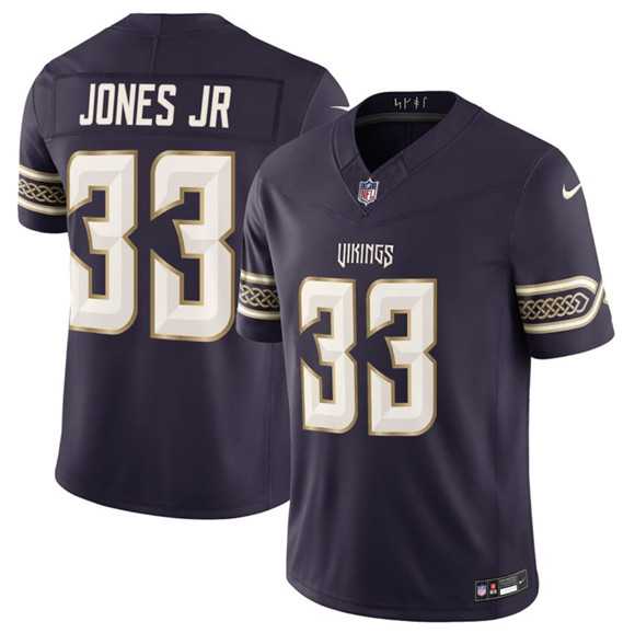 Men%27s Minnesota Vikings #33 Aaron Jones Sr. Deep Purple 2026 F.U.S.E. Rivalries Collection Limited Stitched Jersey Dzhi->minnesota vikings->NFL Jersey