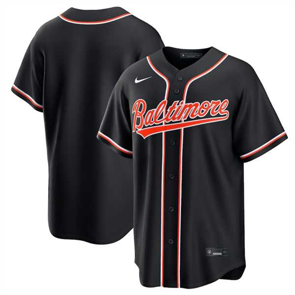 Men%27s Baltimore Orioles Blank Black Out Stitched Jersey Dzhi->arizona diamondbacks->MLB Jersey