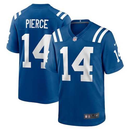 Men%27s Indianapolis Colts #14 Alec Pierce Nike Royal 2026 Official NFL Game Jersey Dzhi->indianapolis colts->NFL Jersey