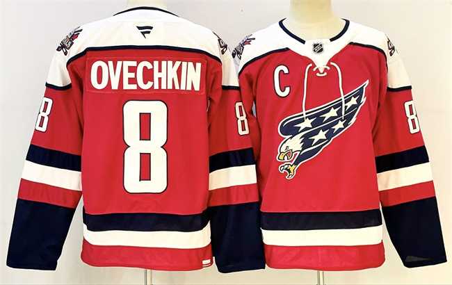 Mens Washington Capitals #8 Alexander Ovechkin Navy With C Patch Stitched Jersey->washington capitals->NHL Jersey