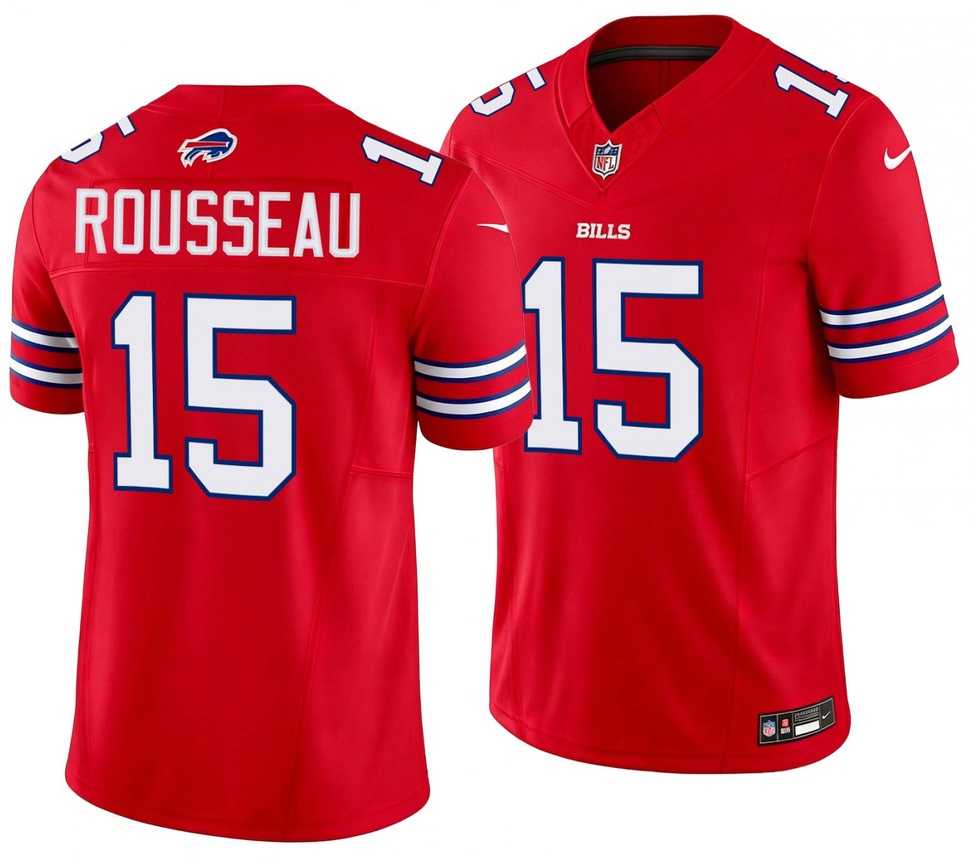 Mens Buffalo Bills #15 Gregory Rousseau Red 2026 F.U.S.E.Vapor Untouchable Limited Stitched Jersey->buffalo bills->NFL Jersey