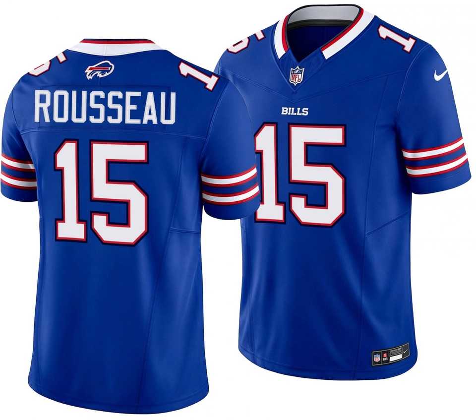 Mens Buffalo Bills #15 Gregory Rousseau Royal 2026 F.U.S.E.Vapor Untouchable Limited Stitched Jersey->buffalo bills->NFL Jersey