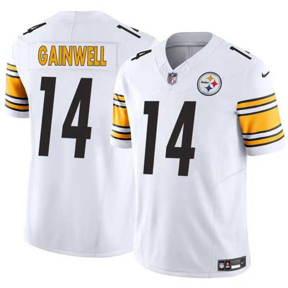 Men & Women & Youth Pittsburgh Steelers #14 Kenneth Gainwell White 2025 F.U.S.E. Vapor Limited Stitched Jersey->new york giants->NFL Jersey