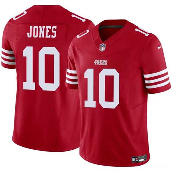 Men & Women & Youth San Francisco 49ers #10 Mac Jones Red 2025 F.U.S.E. Vapor Untouchable Limited Stitched Jersey->pittsburgh steelers->NFL Jersey