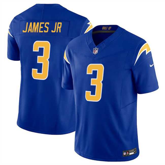 Mens Los Angeles Chargers #3 Derwin James JR Royal 2025 F.U.S.E Vapor Limited Stitched Jersey Dzhi->los angeles chargers->NFL Jersey