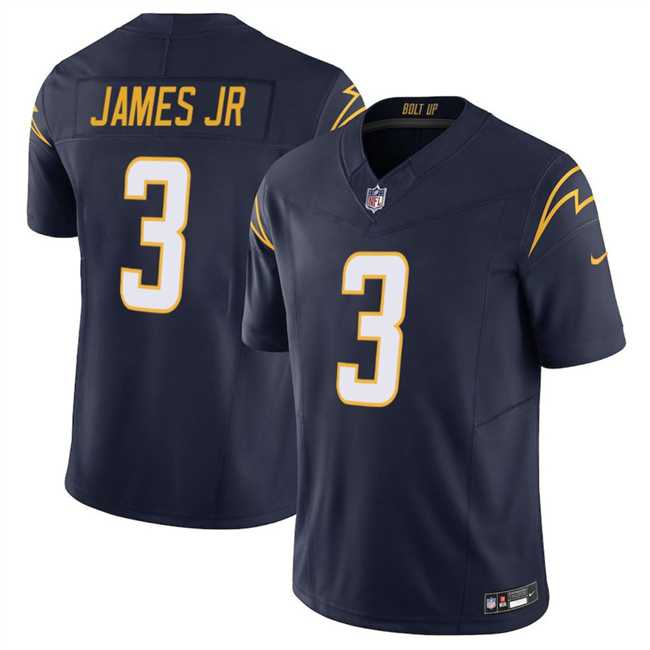 Mens Los Angeles Chargers #3 Derwin James JR Navy 2025 F.U.S.E Vapor Limited Stitched Jersey Dzhi->los angeles chargers->NFL Jersey