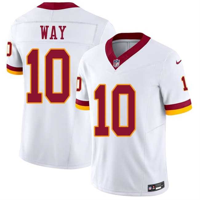 Mens Washington Commanders #10 Tress Way White 2026 F.U.S.E. Vapor Limited Stitched Jersey->washington commanders->NFL Jersey