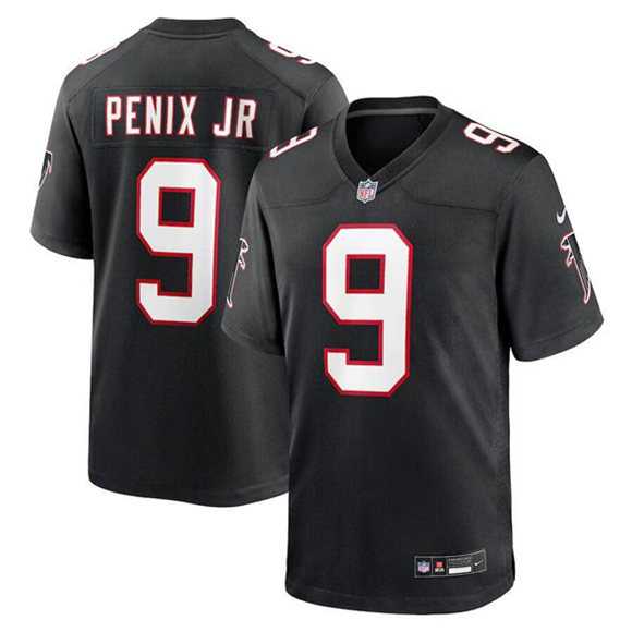Men & Women & Youth Atlanta Falcons #9 Michael Penix Jr. Black Alternate Stitched Vapor Limited Jersey->atlanta falcons->NFL Jersey