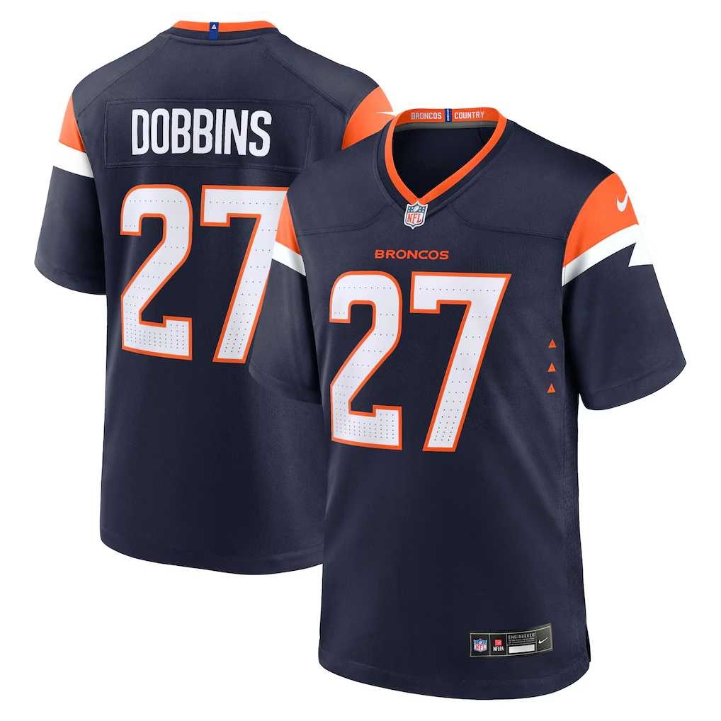 Men & Women & Youth Denver Broncos #27 J.K. Dobbins Navy 2025 Vapor Untouchable Limited Stitched Jersey->new york rangers->NHL Jersey