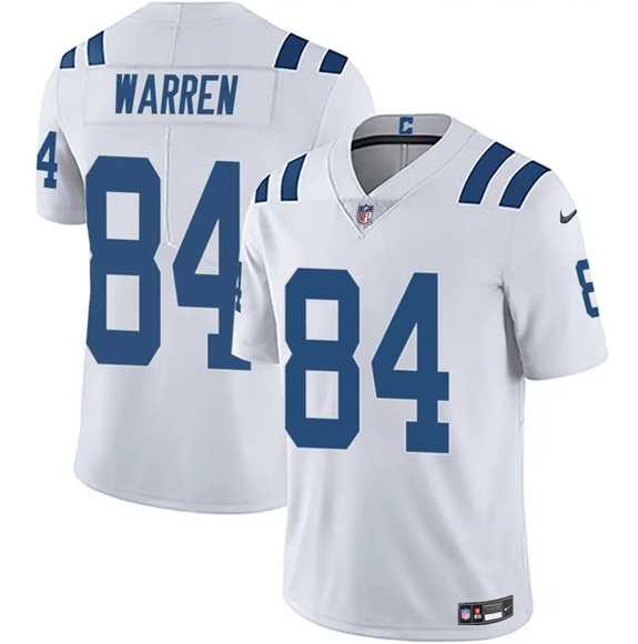 Men & Women & Youth Indianapolis Colts #84 Tyler Warren White Vapor Limited Stitched Jersey->new england patriots->NFL Jersey