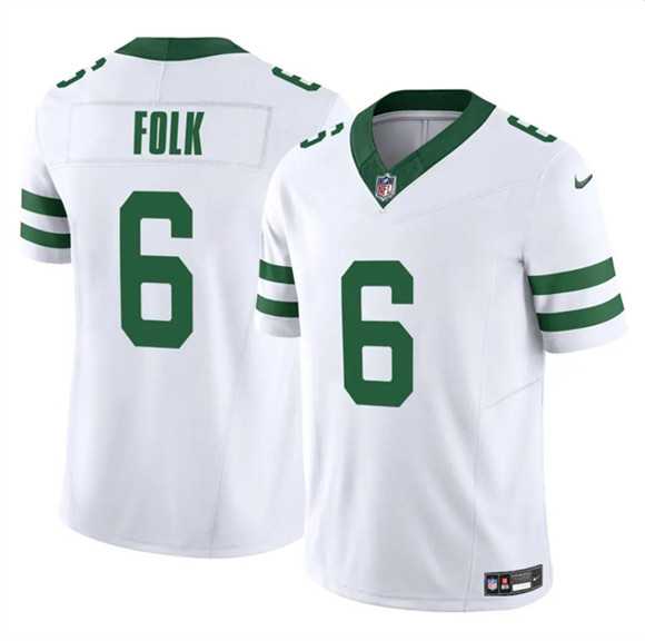 Men%27s New York Jets #6 Nick Folk White 2025 F.U.S.E. Vapor Untouchable Limited Stitched Jersey->san francisco 49ers->NFL Jersey