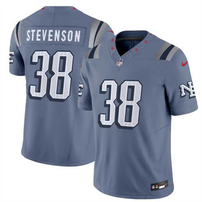 Men%27s New England Patriots #38 Rhamondre Stevenson 2025 F.U.S.E. %27Rivalries%27 Vapor Limited Stitched Jersey Dzhi->new england patriots->NFL Jersey