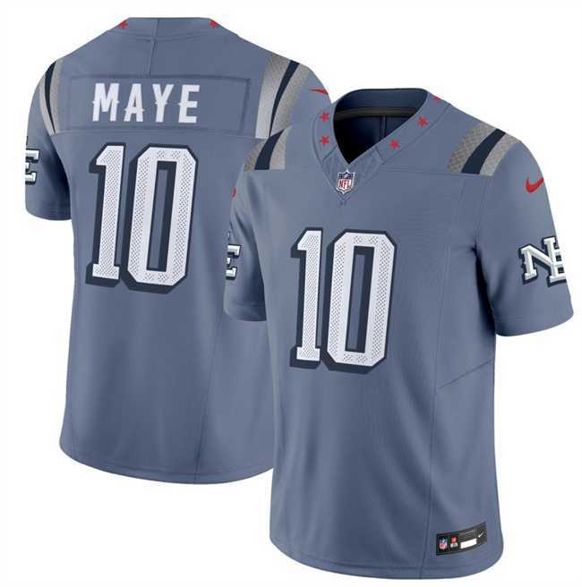 Men%27s New England Patriots #10 Drake Maye 2025 F.U.S.E. %27Rivalries%27 Vapor Limited Stitched Jersey Dzhi->new england patriots->NFL Jersey