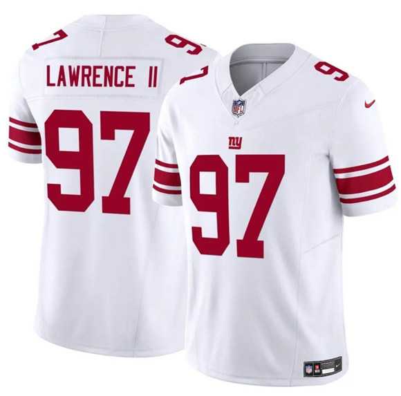 Mens New York Giants #97 Dexter Lawrence II White 2025 F.U.S.E. Vapor Untouchable Limited Stitched Jersey Dzhi->new york giants->NFL Jersey