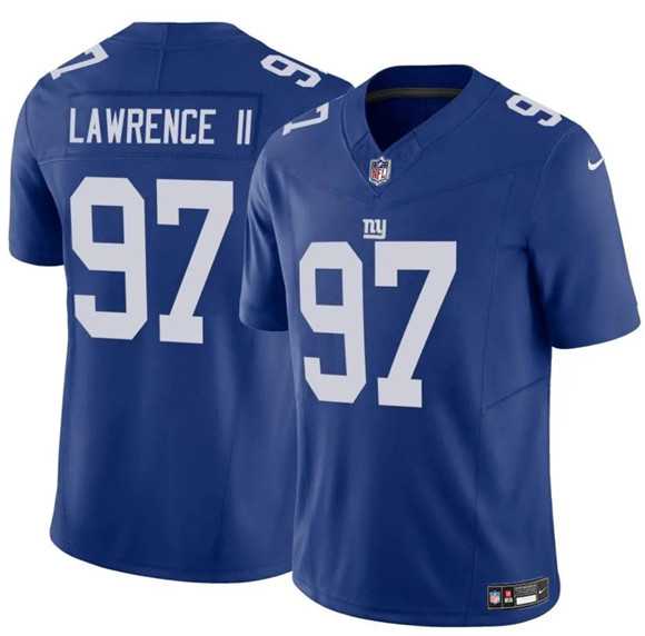 Mens New York Giants #97 Dexter Lawrence II Blue 2025 F.U.S.E. Vapor Untouchable Limited Stitched Jersey Dzhi->new york giants->NFL Jersey