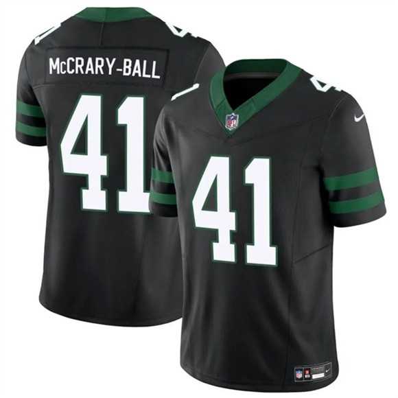 Men%27s New York Jets #41 Marcelino McCrary-Ball Black 2025 F.U.S.E. Vapor Untouchable Limited Stitched Jersey Dzhi->new york giants->NFL Jersey