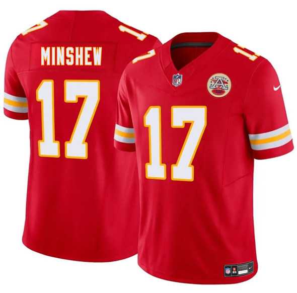 Men & Women & Youth Kansas City Chiefs #17 Gardner Minshew Red 2025 F.U.S.E. Vapor Untouchable Limited Stitched Jersey->las vegas raiders->NFL Jersey