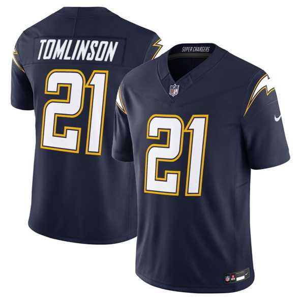 Men & Women & Youth Los Angeles Chargers #21 LaDainian Tomlinson Navy 2025 F.U.S.E. Alternate Vapor Limited Stitched Jersey->los angeles chargers->NFL Jersey