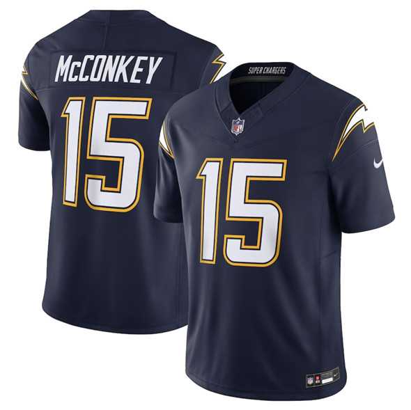 Men & Women & Youth Los Angeles Chargers #15 Ladd McConkey Navy 2025 F.U.S.E. Alternate Vapor Limited Stitched Jersey->los angeles chargers->NFL Jersey