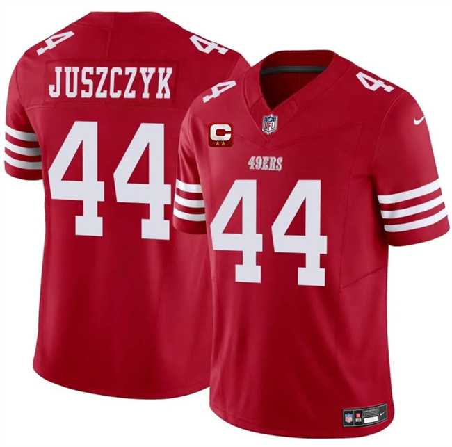 Men%27s San Francisco 49ers #44 Kyle Juszczyk Red 2025 F.U.S.E. With 2-Star C Patch Vapor Untouchable Limited Stitched Jersey Dzhi->san francisco 49ers->NFL Jersey