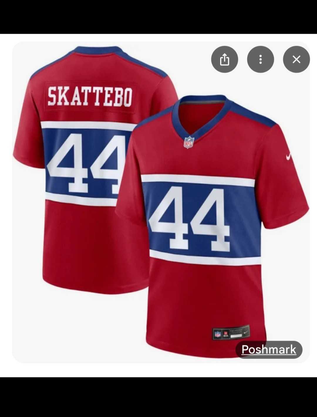 Men & Women & Youth New York Giants #44 Cam Skattebo Century Red Alternate Vapor Limited Stitched Jersey->new york giants->NFL Jersey