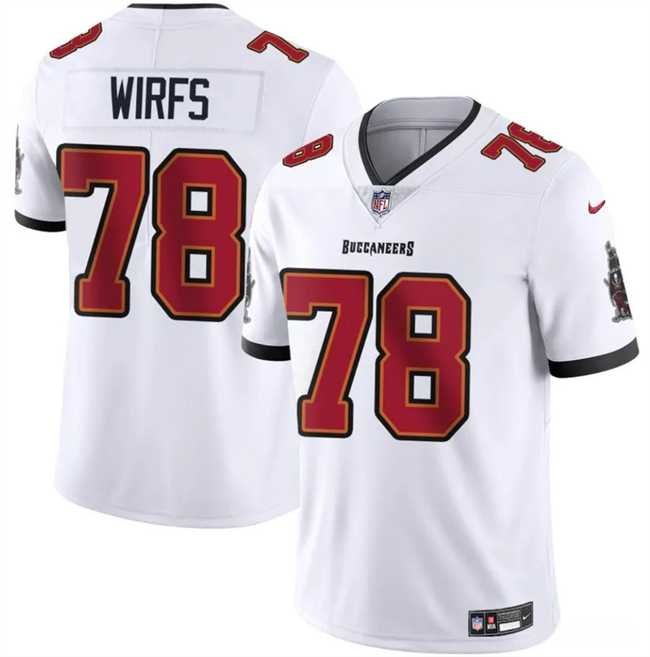 Men%27s Tampa Bay Buccaneers #78 Tristan Wirfs White 2025 Vapor Untouchable Limited Stitched Jersey Dzhi->washington commanders->NFL Jersey
