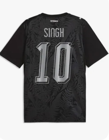 New Zealand soccer #10 Black jersey->customized nfl jersey->Custom Jersey