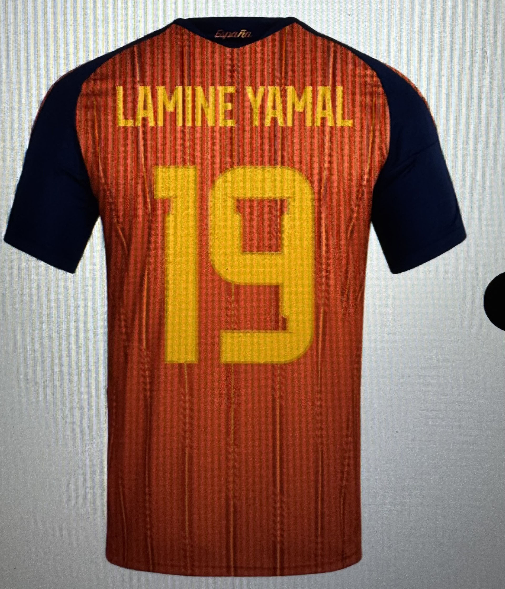 Men Spain YAMAL #19 soccer jerseys->other country jersey->Soccer Country Jersey