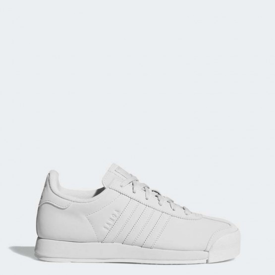 Womens Grey/White Adidas Originals Samoa Shoes 283AYHVS->Adidas Women->Sneakers