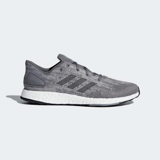 Mens Grey Adidas Pureboost Dpr Running Shoes 529FLKJE->Adidas Men->Sneakers