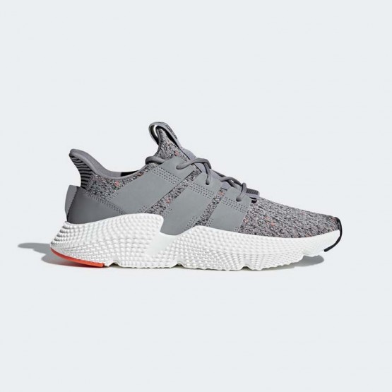 Mens Grey/White/Infrared Adidas Originals Prophere Shoes 536QCGWJ->Adidas Men->Sneakers