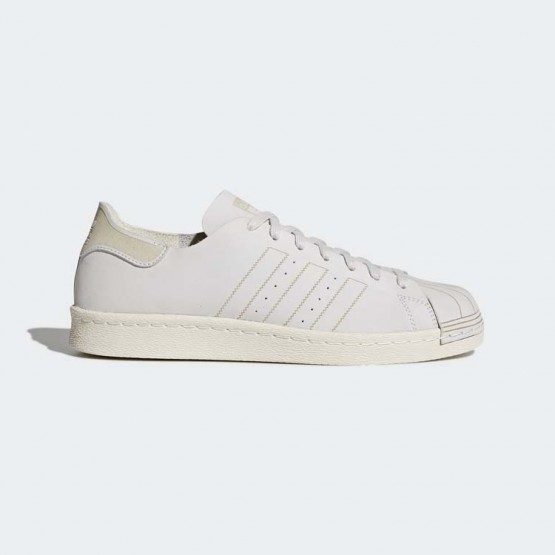 Mens White/Espresso Adidas Originals Superstar 80s Decon Shoes 632BSTJD->Adidas Men->Sneakers