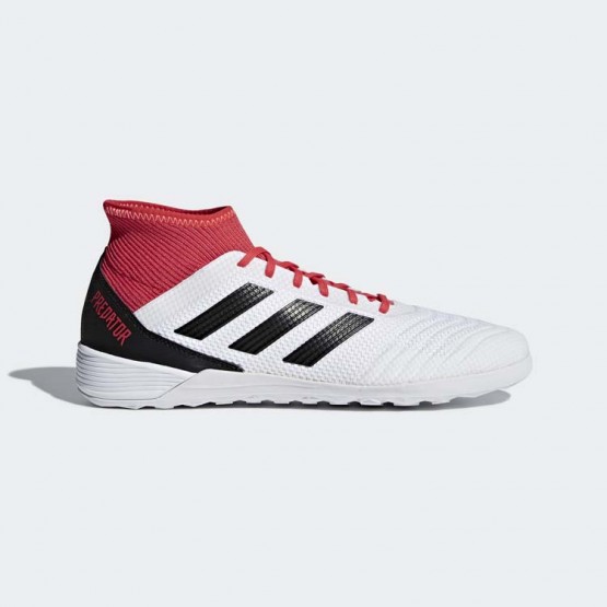 Mens White/Black Adidas Predator Tango 18.3 Indoor Soccer Cleats 697ACFUI->Adidas Men->Sneakers