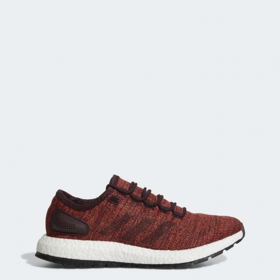 Mens Dark Burgundy/Core Black Adidas Pureboost All Terrain Running Shoes 855XGAES->Adidas Men->Sneakers