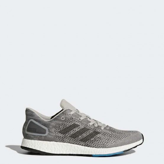 Mens Grey/Solid Grey Adidas Pureboost Dpr Running Shoes 927CHBPI->Adidas Men->Sneakers