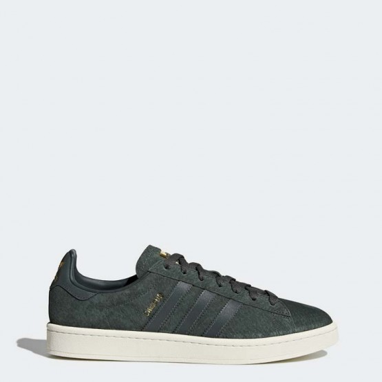 Mens Utility Ivy/Reflective/Gold Metallic Adidas Originals Campus Shoes 967HYWUR->Adidas Men->Sneakers