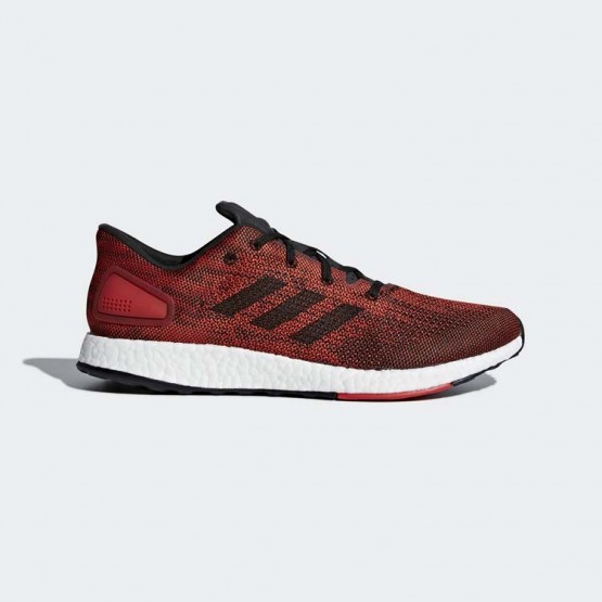 Mens Hi-res Red/Core Black Adidas Pureboost Dpr Running Shoes 985ASNQP->Adidas Men->Sneakers